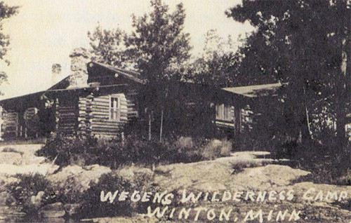 Wegen’s Wilderness Camp, 1931. Photo courtesy Doris Wegen Patton. 