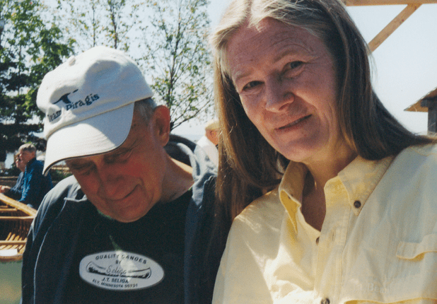  Jeanne Bourquin – Bourquin Boats, Ely Minnesota with Joe Seliga at the North House Folk School, 2003.