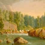  French River Rapids (oil on canvas), 1848-1856; by Paul Kane. Used with permission of the Royal Ontario Museum copyright ROM.