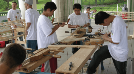 Building Wooden Canoes for a Rite of Passage