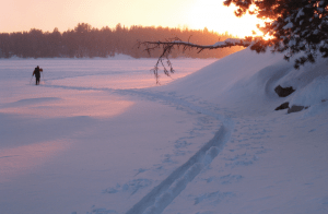 Winter Camping Iron Lake, photo courtesy Bear Paulsen.