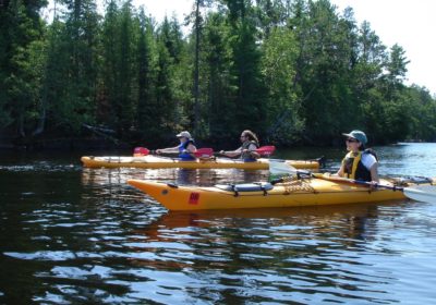 Kayaking on Rainy Lake in Voyageurs National Park