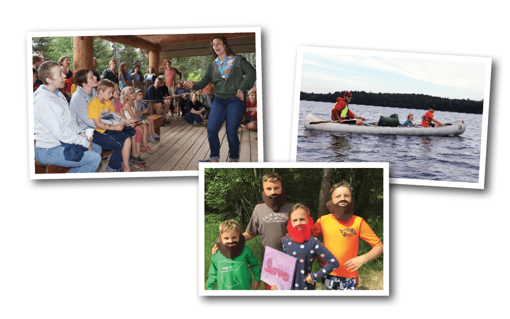 Singalongs, family canoe trips, and creative crafts.