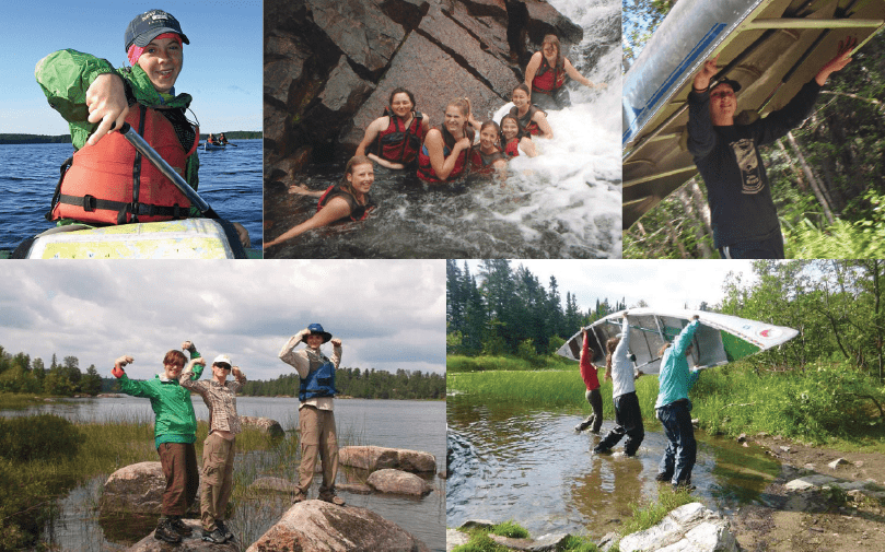 When exploring the wilderness girls discover things they’d never find in the city. Girl Scouts realize their own strengths on canoe trips through Northern Lakes Canoe Base. All photos by and courtesy of Caroline Rose.  