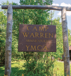 Welcome to Camp Warren. Photos courtesy YMCA Camp Warren.
