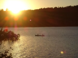 Canoeing in Quetico Provincial Park 