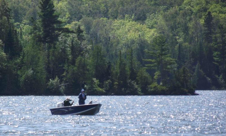 Wild fishing. (Superior National Forest photo)