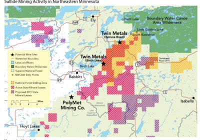 Sulfide Mining Activity in Northeastern Minnesota