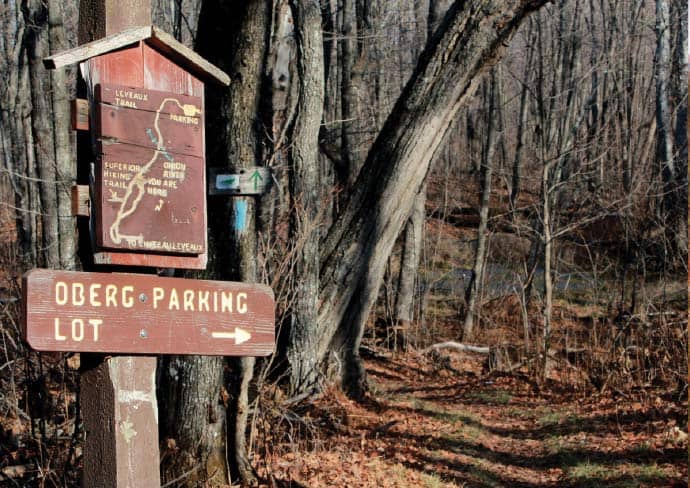 Half the trail’s life ago, Backpacker magazine said it had the best signage of any trail in the United States. Photo by Greg Seitz.
