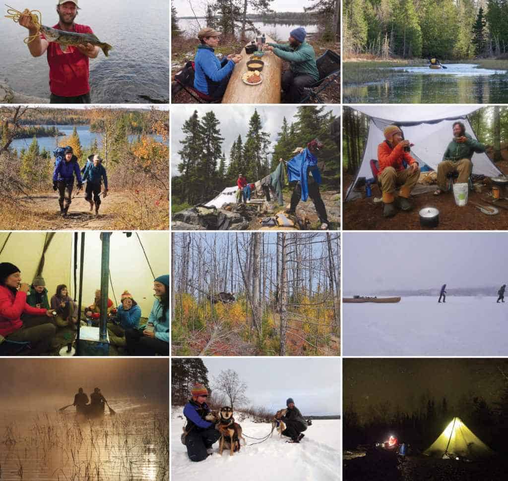 Over the four seasons, the Freemans traveled by ski, toboggan, and canoe, and shared with visitors and their social media followers. This was a special Boundary Waters trip for the Freemans, giving them the time to bear witness to the wilderness and spread the word about its beauty, solitude, and nature—and the risks posed to its waters by mining proposals.