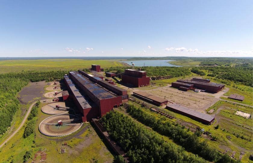 PolyMet proposes to use the former LTV taconite mine processing plant. (Photo courtesy MnPCA)