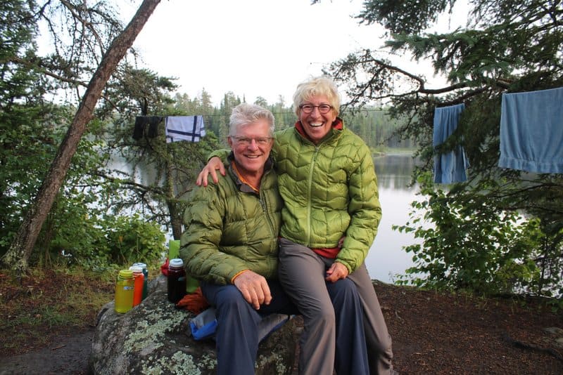 A new podcast episode features an interview with Gaby and Werner Bahner-Wuerth, a German couple who have visited the Boundary Waters almost every year for the past two decades. (Photo courtesy WTIP)