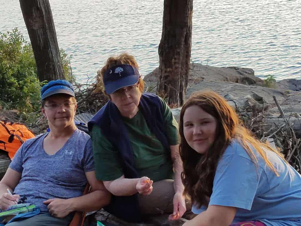 Nancy Sorenson visited the Boundary Waters with her daughter and granddaughter. Photo courtesy Nancy Sorenson.