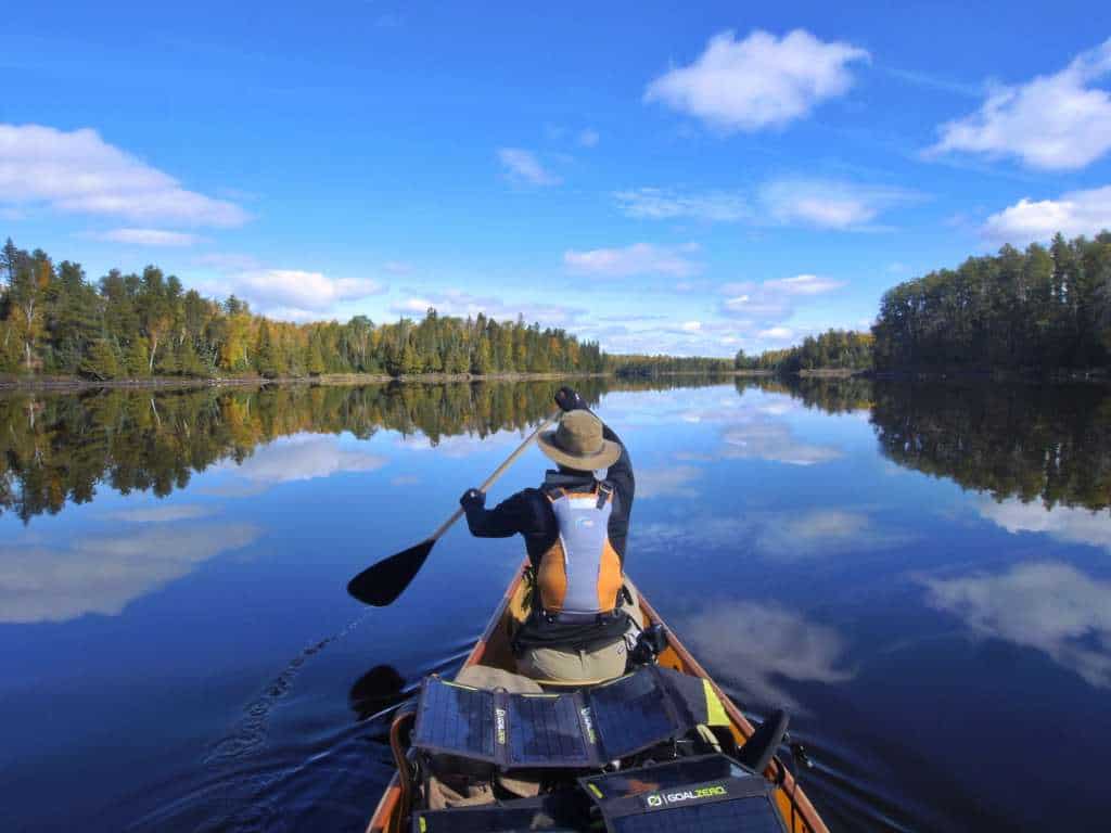 Canoeing the BWCAW (Photo by Dave Freeman, courtesy Save the Boundary Waters Campaign)