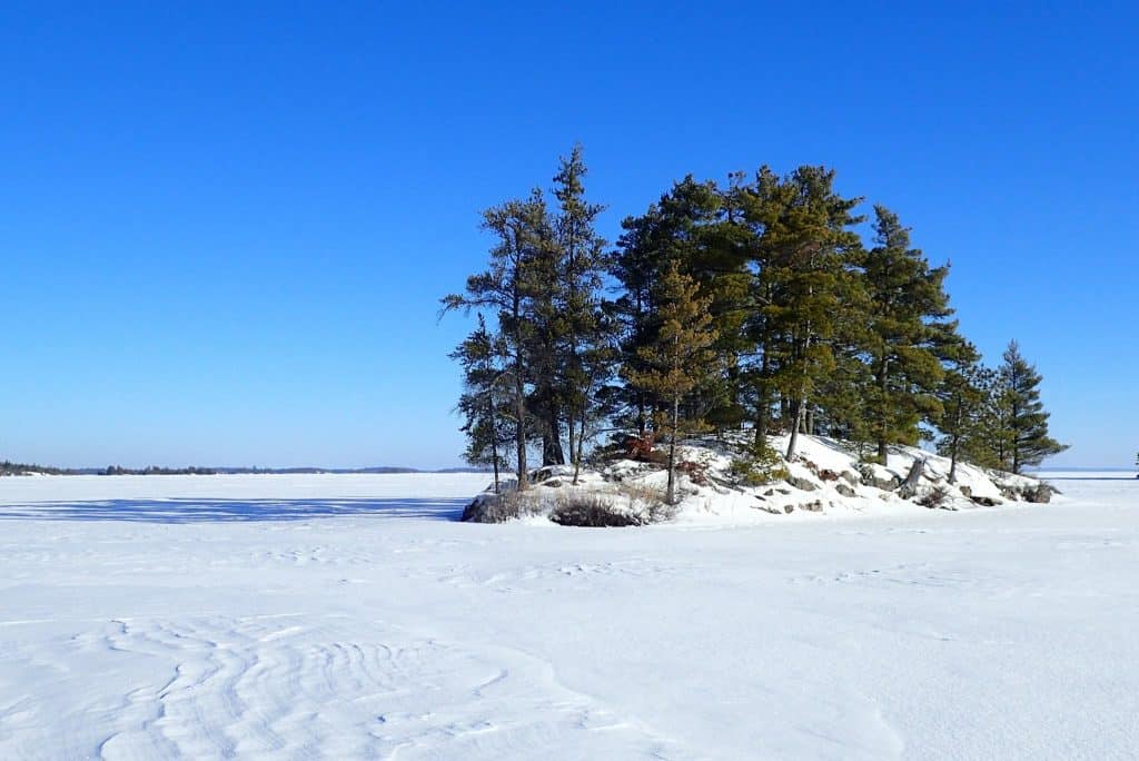 Voyageurs National Park in winter. (Photo courtesy National Park Service)
