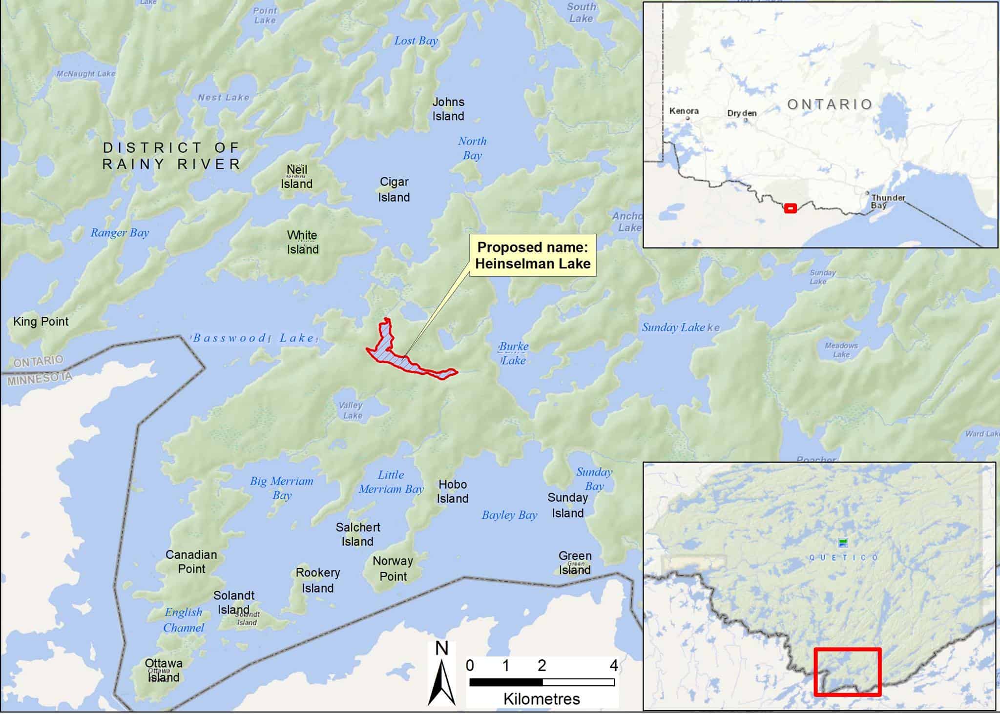 Canada considers request to name Quetico lake after wilderness 