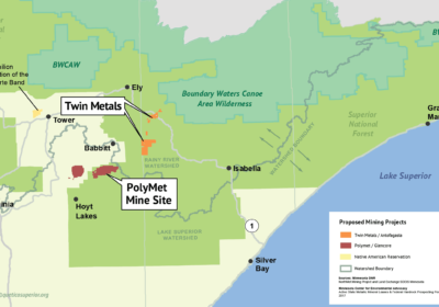 Twin Metals Mining Map BWCA