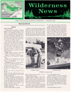 Wilderness News Summer 1965
