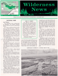 Wilderness News Summer 1967