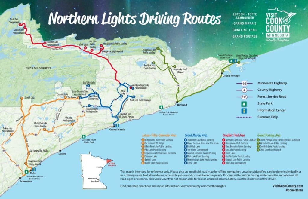 North Shore drives to see the Northern Lights