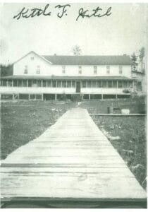 The Kettle Falls Hotel in 1918. NPS.gov