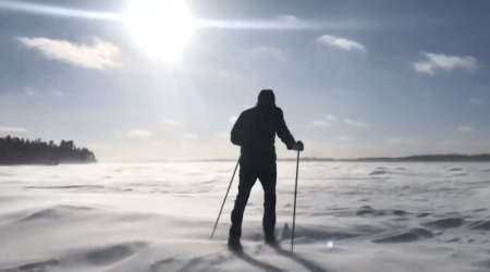 Adventurer skiing 250 miles through Boundary Waters to support Lakota people