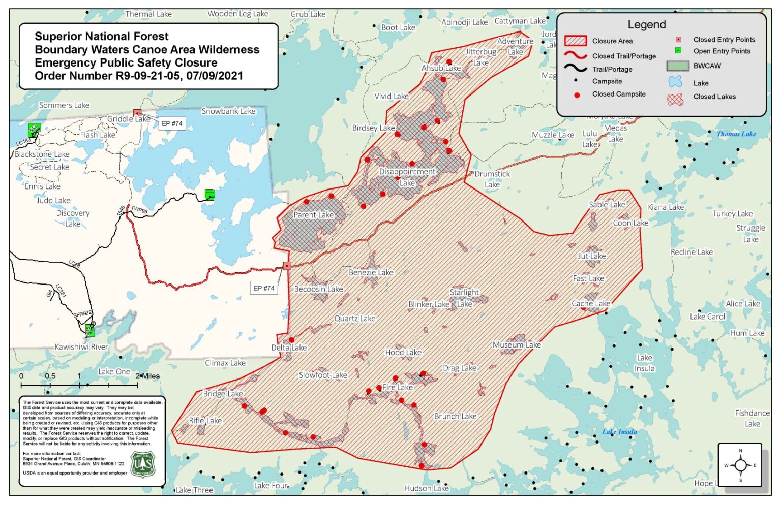 Boundary Waters Wildfires 2021  Quetico Superior Wilderness News