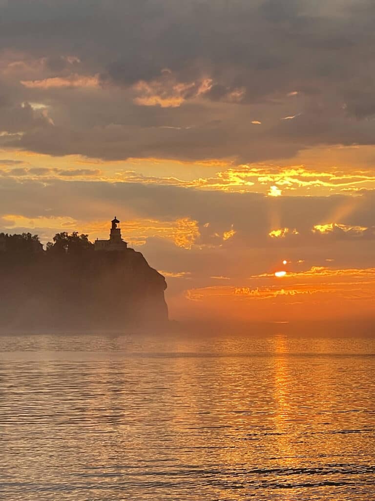 Split Rock Lighthouse State Park Sunset Views