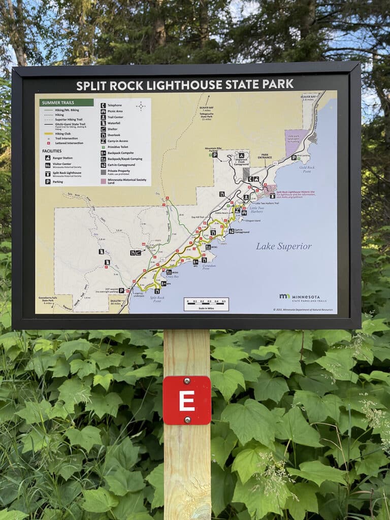 Split Rock Lighthouse Map