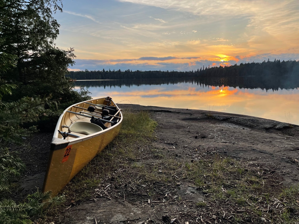 12 day canoe trip in Boundary Waters