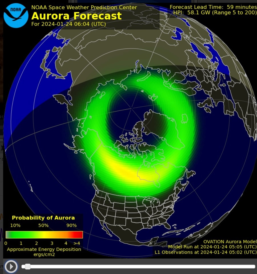 Northern Lights Aurora Borealis MN 2024