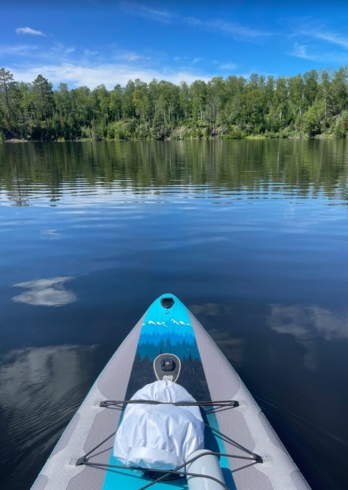 SUP on Pfeiffer Lake Superior National Forest MN