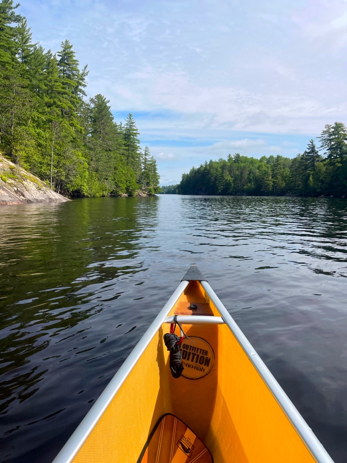 King Williams Narrows by canoe