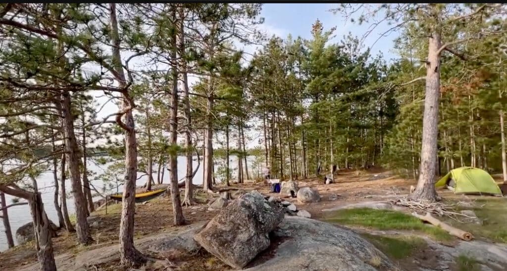 Beautiful BWCA campsite