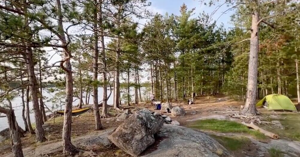 Beautiful BWCA campsite