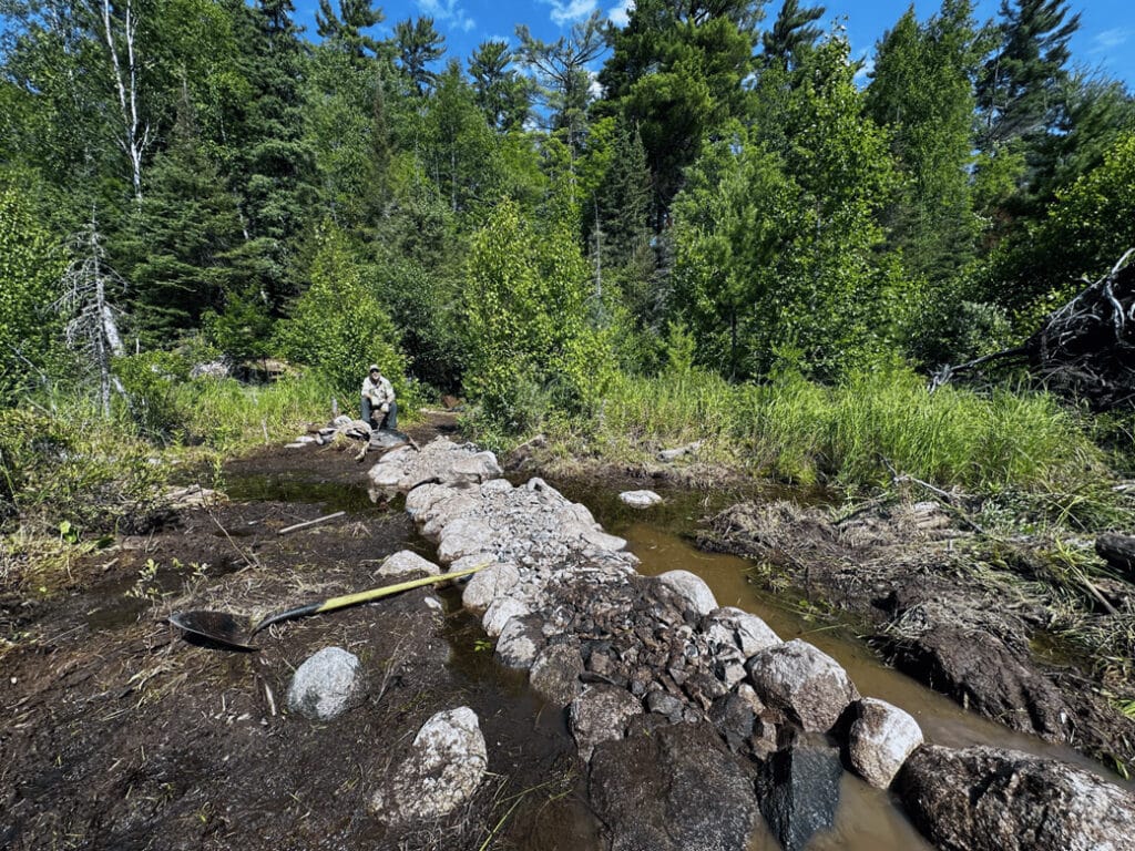 portage trail work