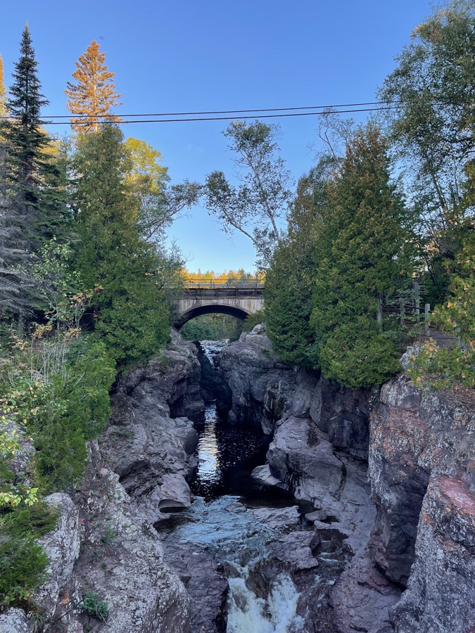 bridge over Temperance River