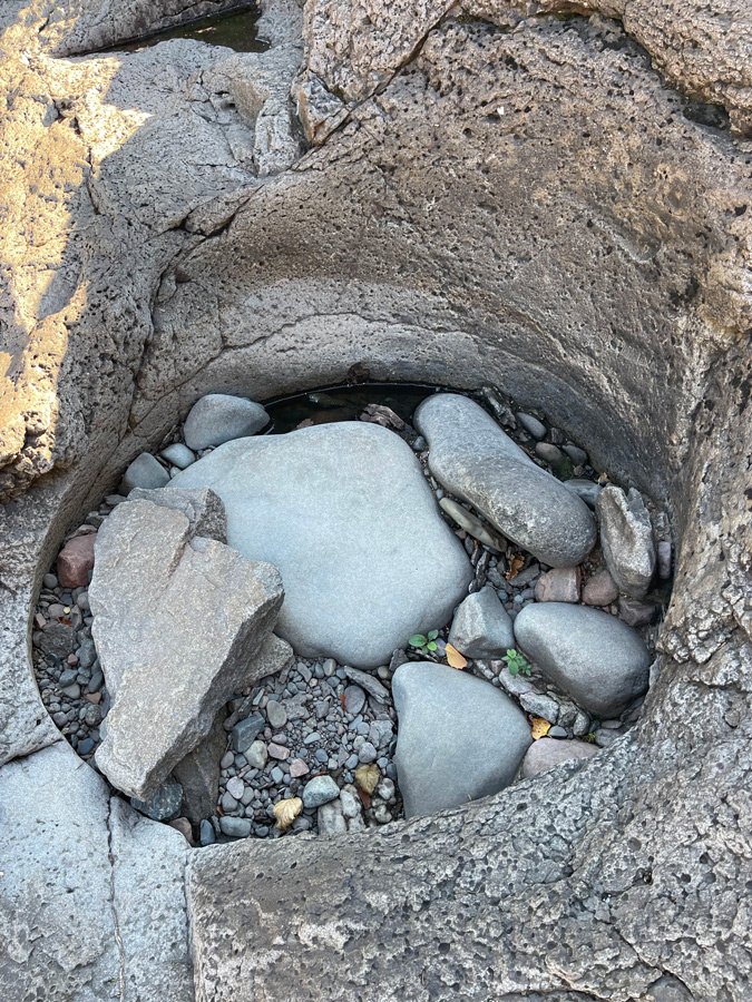 Temperance River pothole