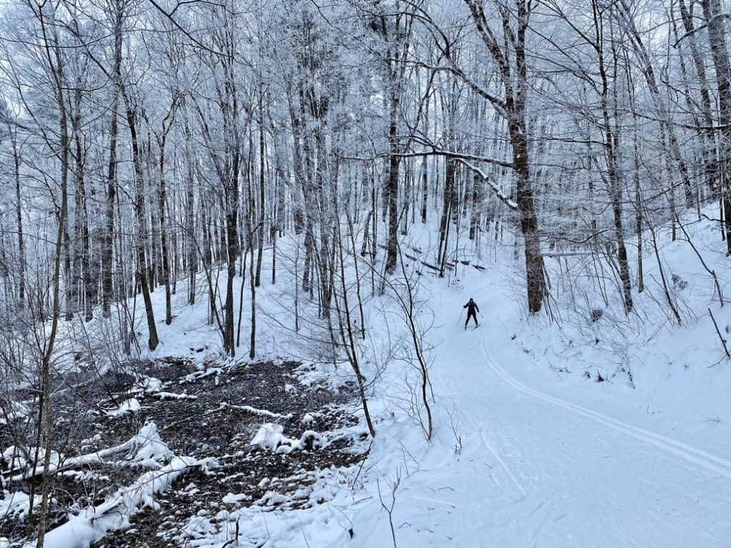 Skiing in Superior National Forest